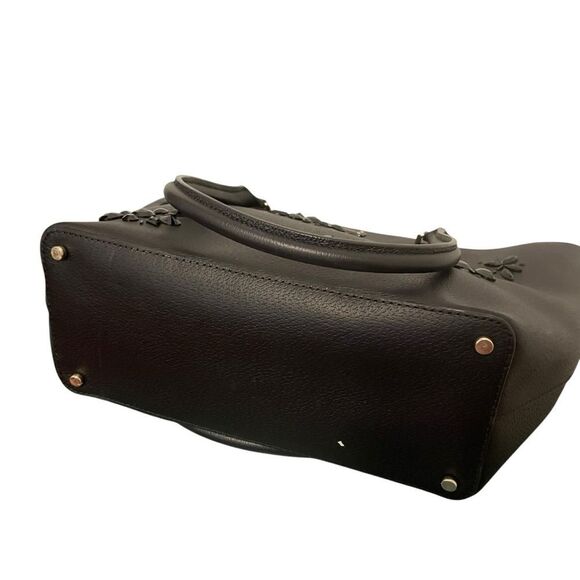 Kate Spade Grove Street Handbag Crystal Embellished Leather Black - Picture 5 of 7